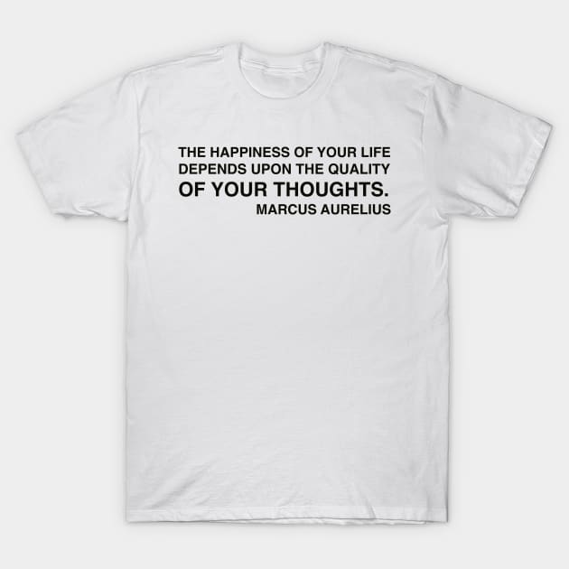 Marcus Aurelius Quotes T-Shirt by Kenkenne